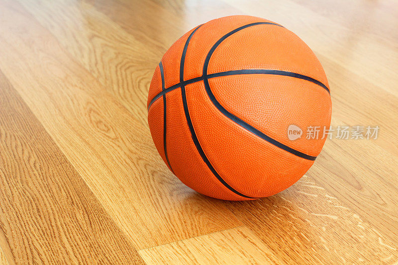 Basketball on the hardwood